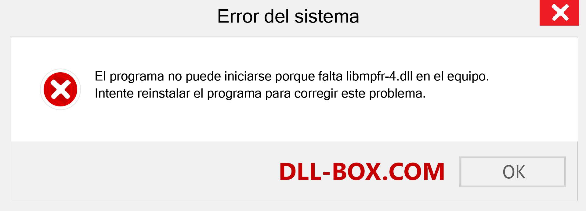 ¿Falta el archivo libmpfr-4.dll ?. Descargar para Windows 7, 8, 10 - Corregir libmpfr-4 dll Missing Error en Windows, fotos, imágenes